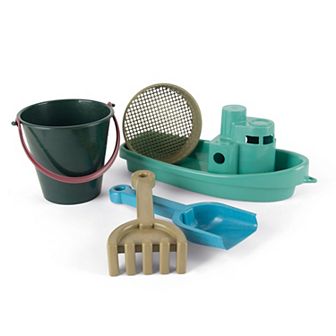 Dantoy Blue Marine Toys Boat & Sand Toy Set