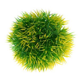 1 pc Fish Tank Plants Decorations Artificial Aquarium Grass Ball 3.35"x3.74"