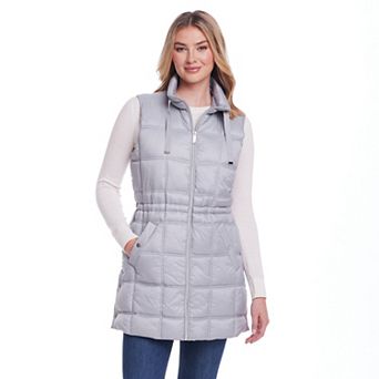 Women's Weathercast Box Quilted Longline Puffer