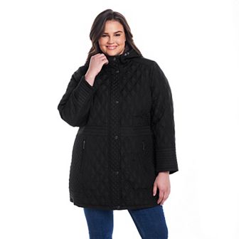 Plus Size Weathercast Plush Lined Mixed Quilted Walker