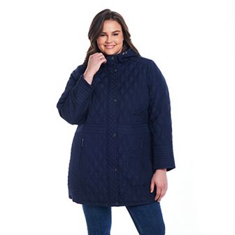 Plus Size Weathercast Plush Lined Mixed Quilted Walker