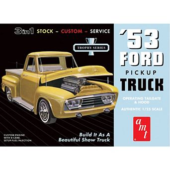 AMT Scale Model Kit 1953 Ford Pickup Authentic Vehicle Building Kit