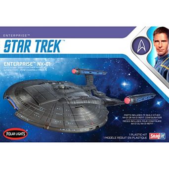 Round 2 Polar Lights: Star Trek NX-01 Enterprise Space Ship Building Kit