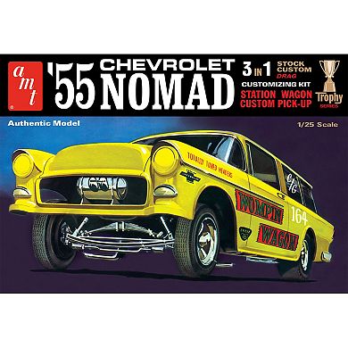 Round 2 AMT 1955 Chevy Nomad 1:25 Scale Model Kit