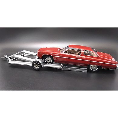 Round 2 MPC: 1:25 Scale Model Kit - 1976 Chevy Caprice w/Trailer 2T - 114+ Parts - Age 14+