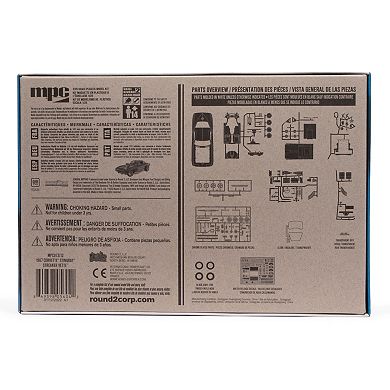 Round 2 MPC: 1:25 Scale Model Kit - 1967 Chevy Corvette Stingray Streaker Vette - 105+ Parts, Unpainted Replica Muscle Car