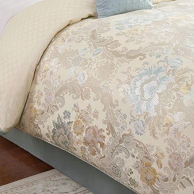Marquis by Waterford Brona Blue 8-pc. Comforter Set with Throw Pillows