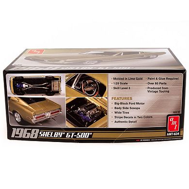 Round 2 AMT 1968 Shelby GT500 1:25 Scale Model Kit
