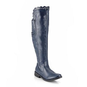 Henry Ferrera Charm-504 Women's Thigh-High Boots