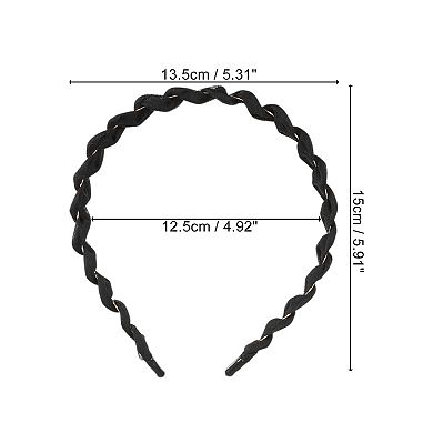 1 Pcs Fashion Grace Mesh Fine Twist Headband For Women