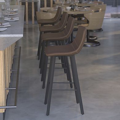 Flash Furniture Caleb 2 pc Armless Commercial Grade Barstools