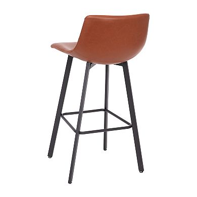 Flash Furniture Caleb 2 pc Armless Commercial Grade Barstools
