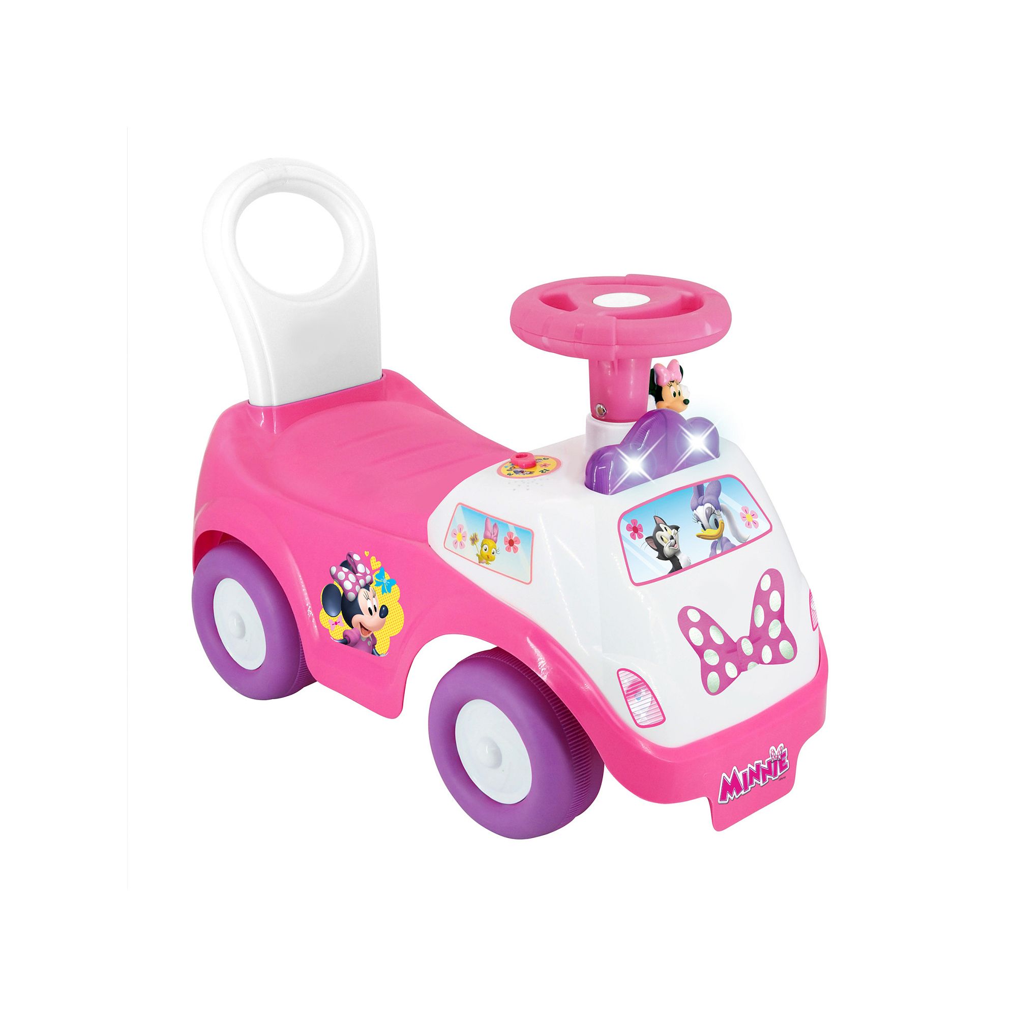 Disneys Minnie Mouse Lights N Sounds Ride-On by Kiddieland, Multi