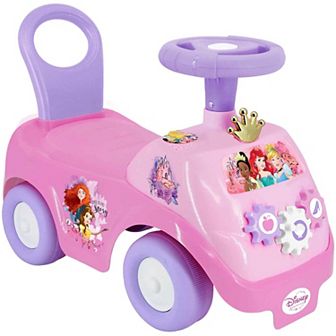Disney Princess Ariel, Cinderella & Tiana Light N' Sounds "This is My Story" Activity Ride On, Ages 12-36 Months by Kiddieland