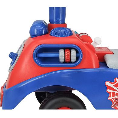 Kiddieland Marvel Spidey & His Amazing Friends My First Ride-On Lights & Sounds Vehicle