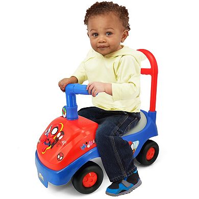 Kiddieland Marvel Spidey & His Amazing Friends Foldable Ride-On Lights & Sounds Vehicle