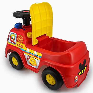 Kiddieland Disney My First Mickey Fire Truck Ride-On