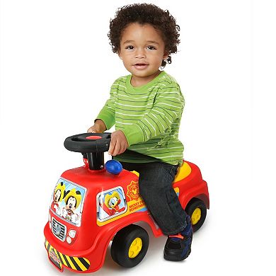 Kiddieland Disney My First Mickey Fire Truck Ride-On