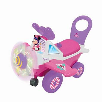 Disney's Minnie Mouse Plane Lights & Sounds Activity Ride-On by Kiddieland