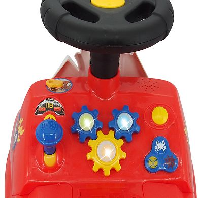 Kiddieland Marvel Lights N' Sounds Spidey Adventure Ride-On