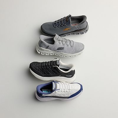 Skechers‎ slip ins Men’s Gray and White Glide-Step Athletic Sneakers size 9 Skechers Hands Free Slip-ins® Glide-Step® Men main image 2