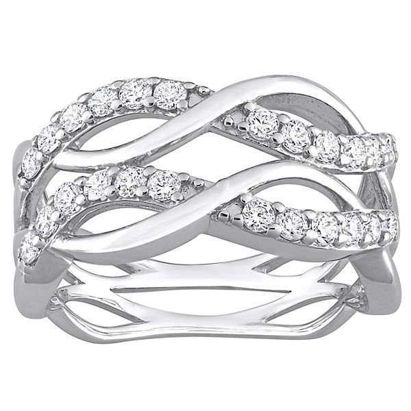 Argento sterling rodiato lampadario nuziale a goccia, in zirconia cubica, Post orecchini