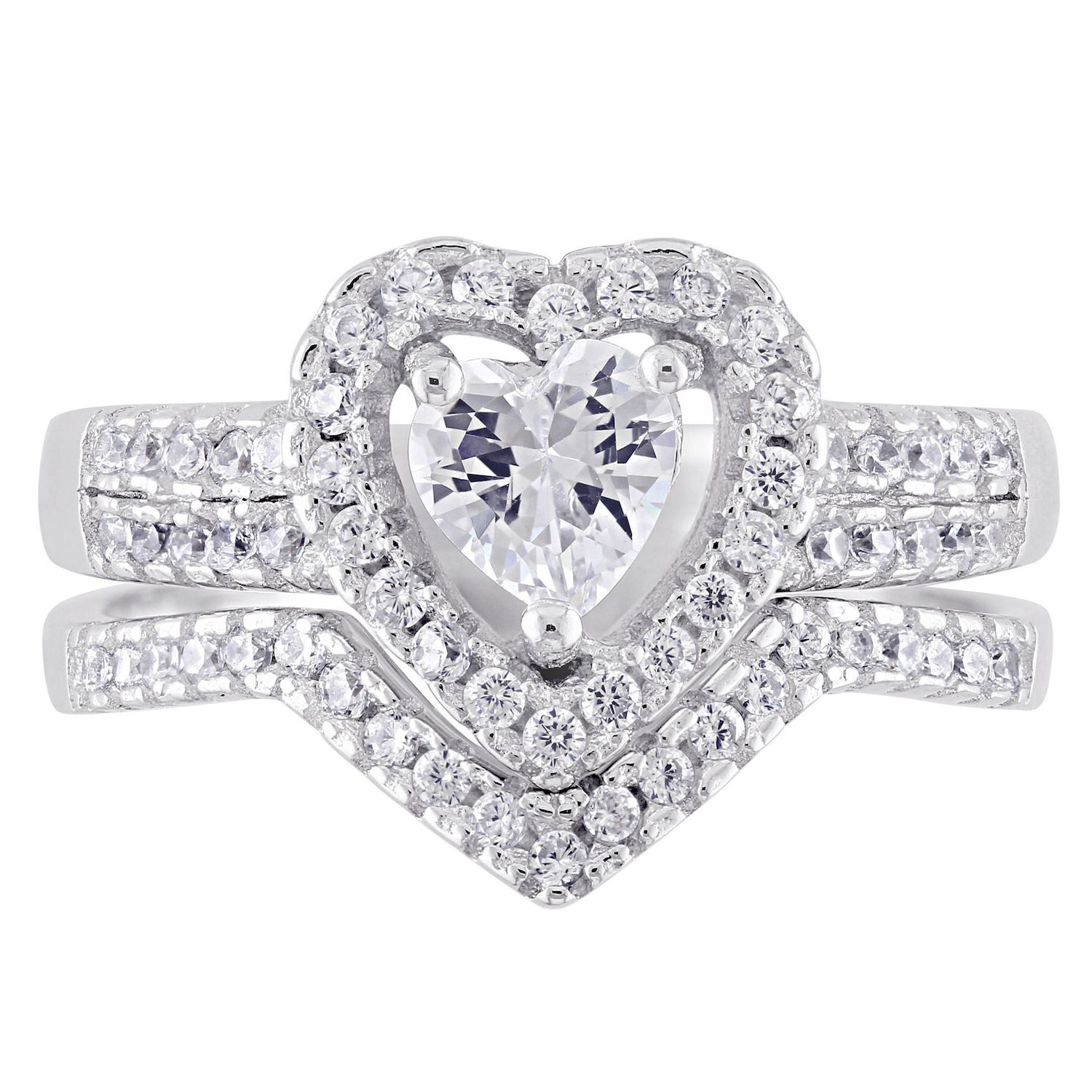 Tuscany Silver – Ciondolo In Argento Sterling 925 Con Stella E Luna In Cubic Zirconia – Collana Regolabile 41-46 Cm – Gioiello Ipoallergenico In Scatola Regalo
