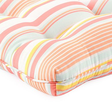 Lillian Outdoor Tufted Loveseat Settee Cushion
