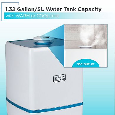 BLACK+DECKER™ 1.32 Gallon Humidifier