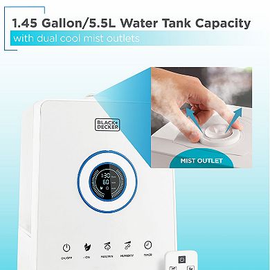 BLACK+DECKER™ 1.45 Gallon Humidifier