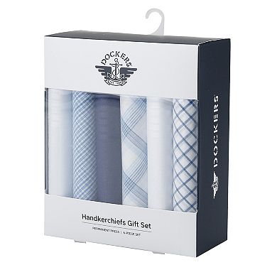 Men's Dockers Classic 6-Piece Assorted Handkerchief Gift Set