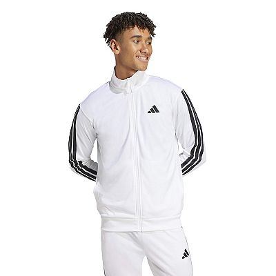 Big & Tall adidas 3-Stripes Tricot Sportswear Zip Front Track Top