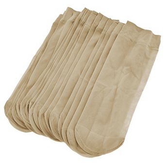 10 Pairs Stretchy Short Sheer Socks For Ladies