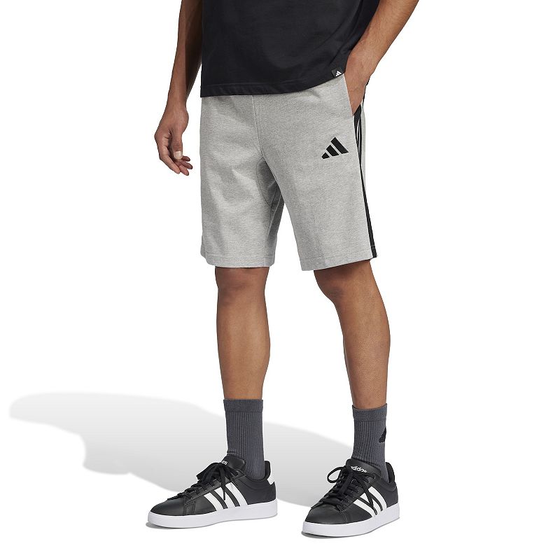 Men's adidas Essentials 3-Stripes Single Jersey Sportswear Shorts, 