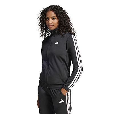 Adidas Tricot 3 Stripes Track Jacket Black L Womens Originals Jackets