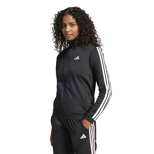 Adidas Tricot 3 Stripes Track Jacket Black S Womens Originals Jackets