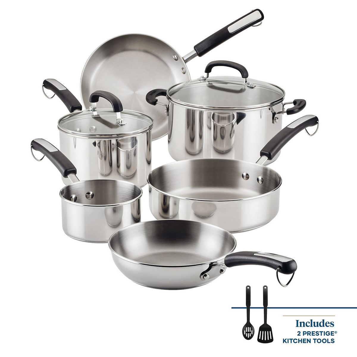 Farberware® Brilliance 10-pc. Stainless Steel Cookware Set