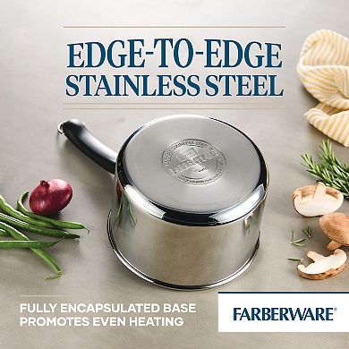 Farberware® Brilliance Stainless Steel 3-qt. Saucepan with Lid