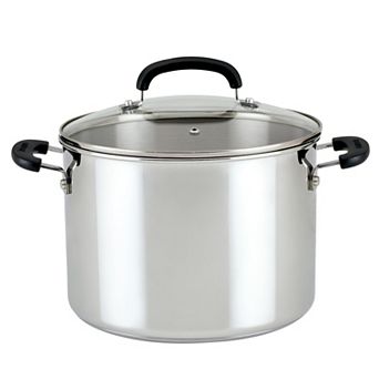 Farberware® Brilliance Stainless Steel 8-qt Stockpot with Lid