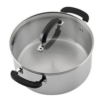 Farberware® Brilliance Stainless Steel 5-qt. Dutch Oven with Lid