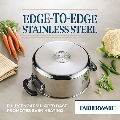 Farberware® Brilliance Stainless Steel 5-qt. Dutch Oven with Lid