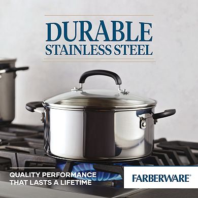 Farberware® Brilliance Stainless Steel 5-qt. Dutch Oven with Lid
