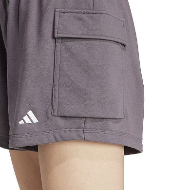 Women's adidas Essentials Small Logo Terry Sportswear Cargo Shorts