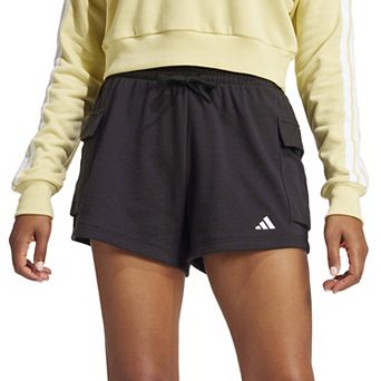 Women's adidas Essentials Small Logo Terry Sportswear Cargo Shorts