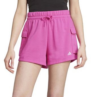 Women's adidas Essentials Small Logo Terry Sportswear Cargo Shorts