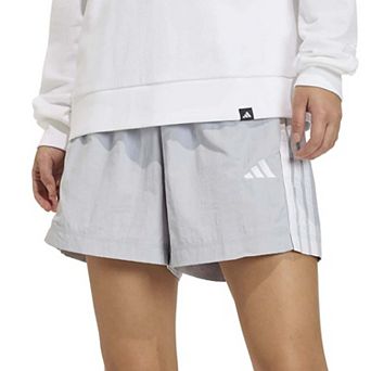Women's adidas Essential 3-Stripes Sportswear Woven Shorts