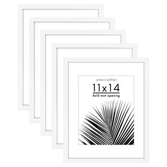 Americanflat Picture Frames with Plexiglass 5 Pack