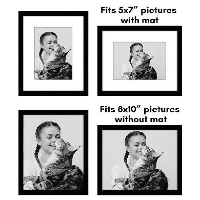 Americanflat Picture Frames with Plexiglass 5 Pack