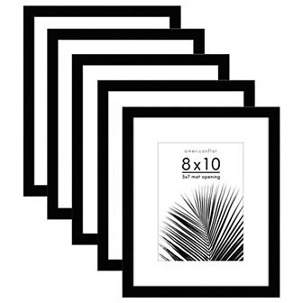Americanflat Picture Frames with Plexiglass 5 Pack