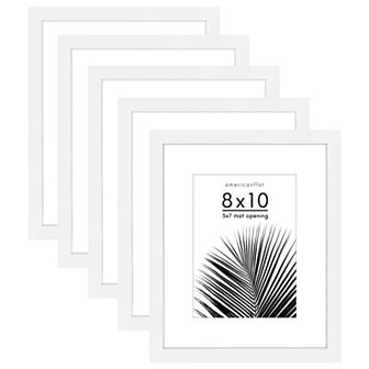 Americanflat Picture Frames with Plexiglass 5 Pack